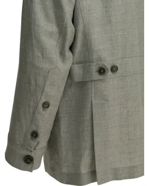 Brunello Cucinelli ボタン留めフラップポケットジャケット - サムネイル3