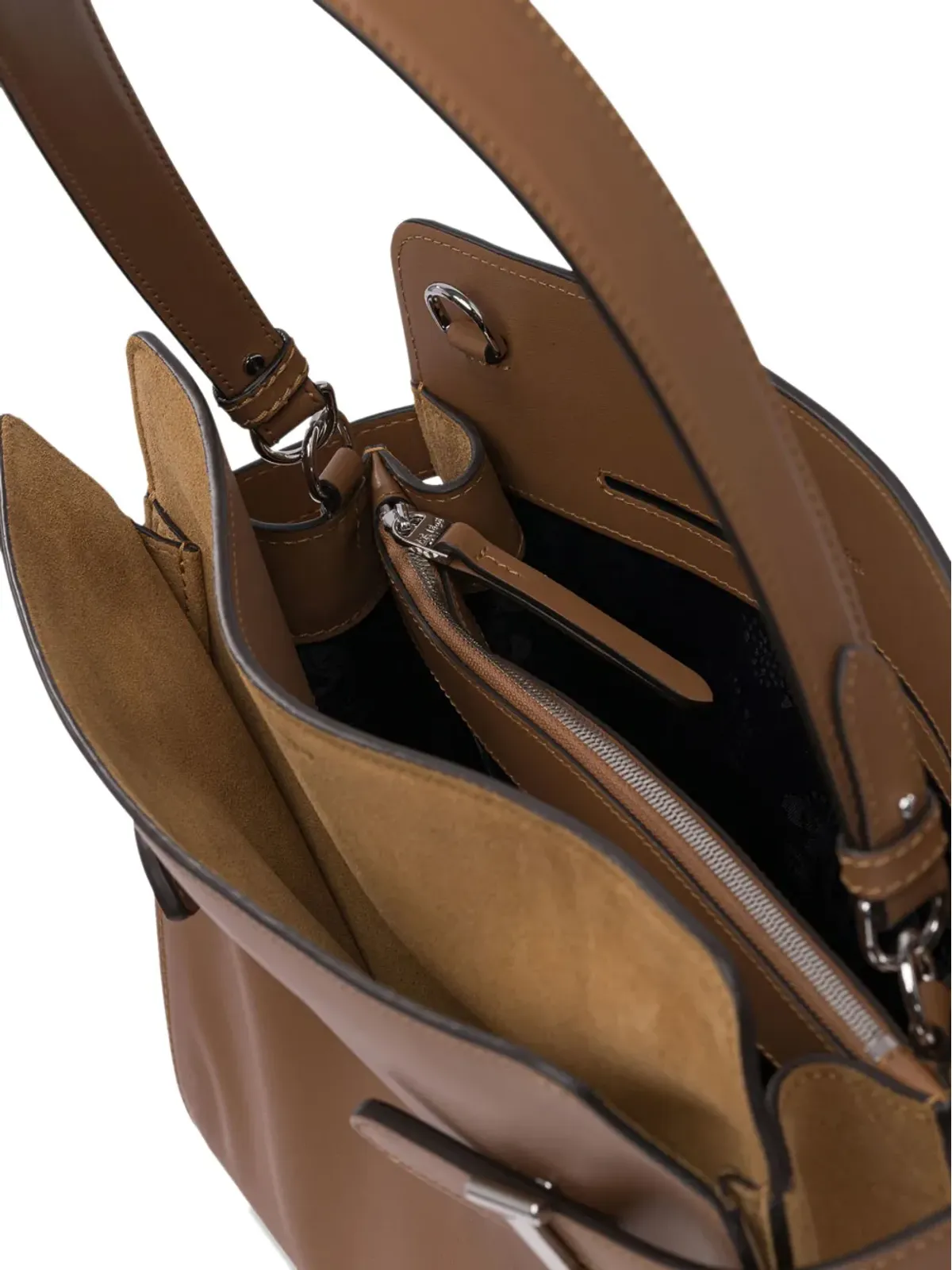 Le Tanneur レザー バックル付き トートバッグ - 画像5