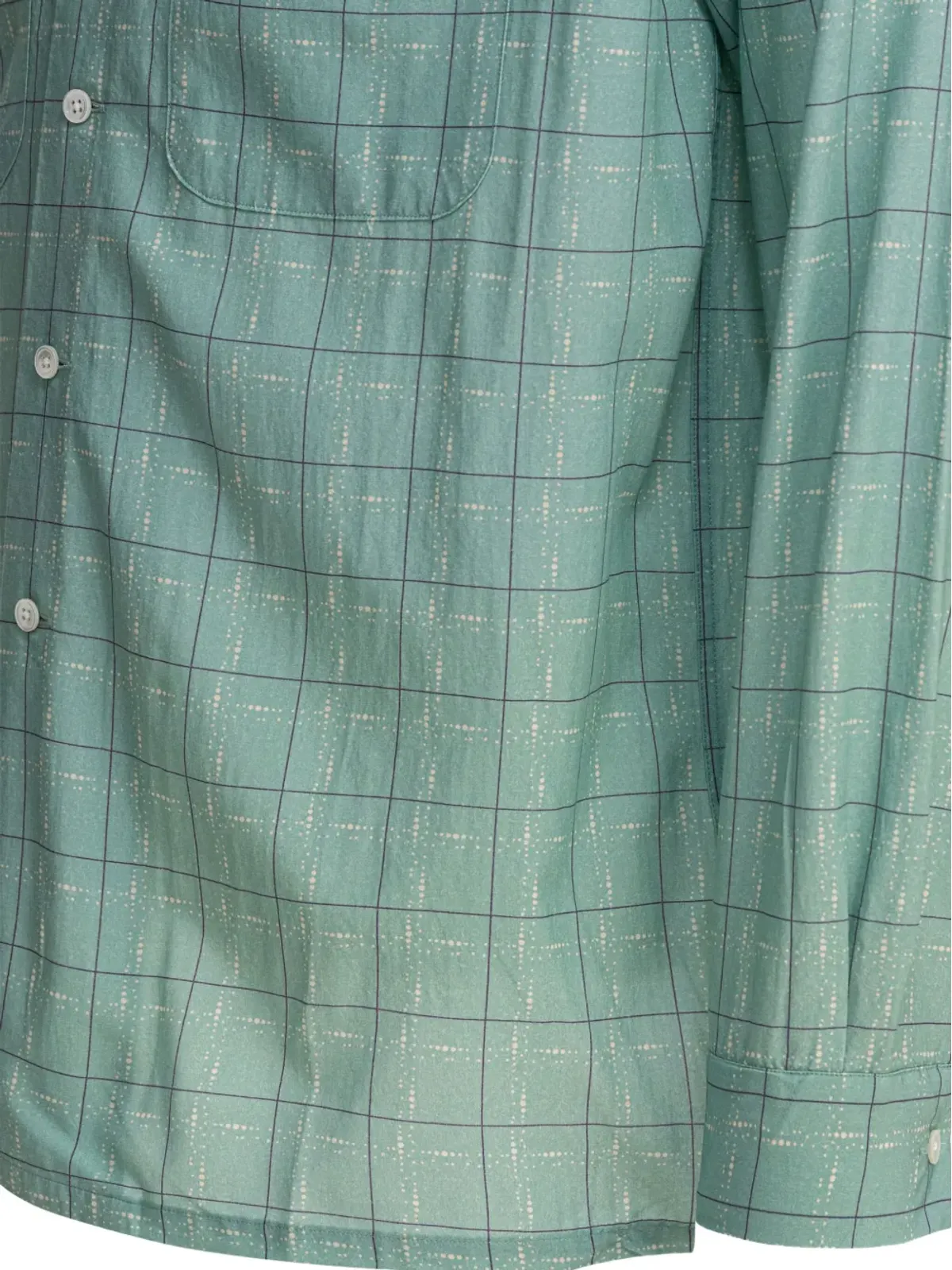 BEAMS PLUS リバーレカラー格子柄シャツ - 画像4