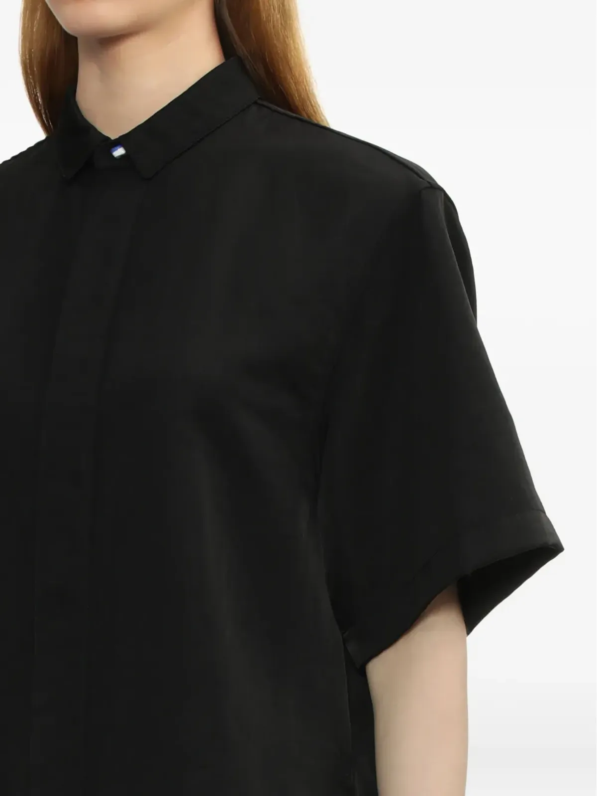 Ader Error 短袖襟付きシャツ - Black - 画像5