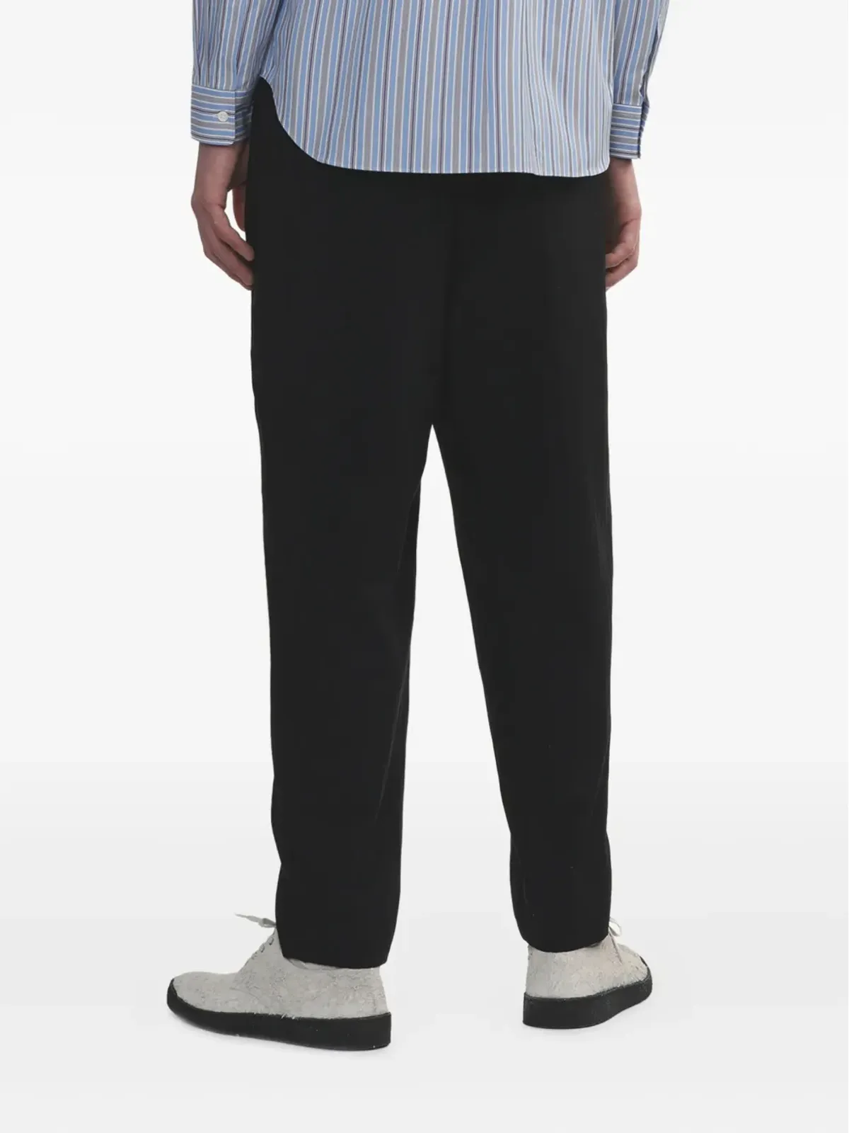 Comme des Garçons Homme Deux ピンストライプ ウエストゴムパンツ - 画像4