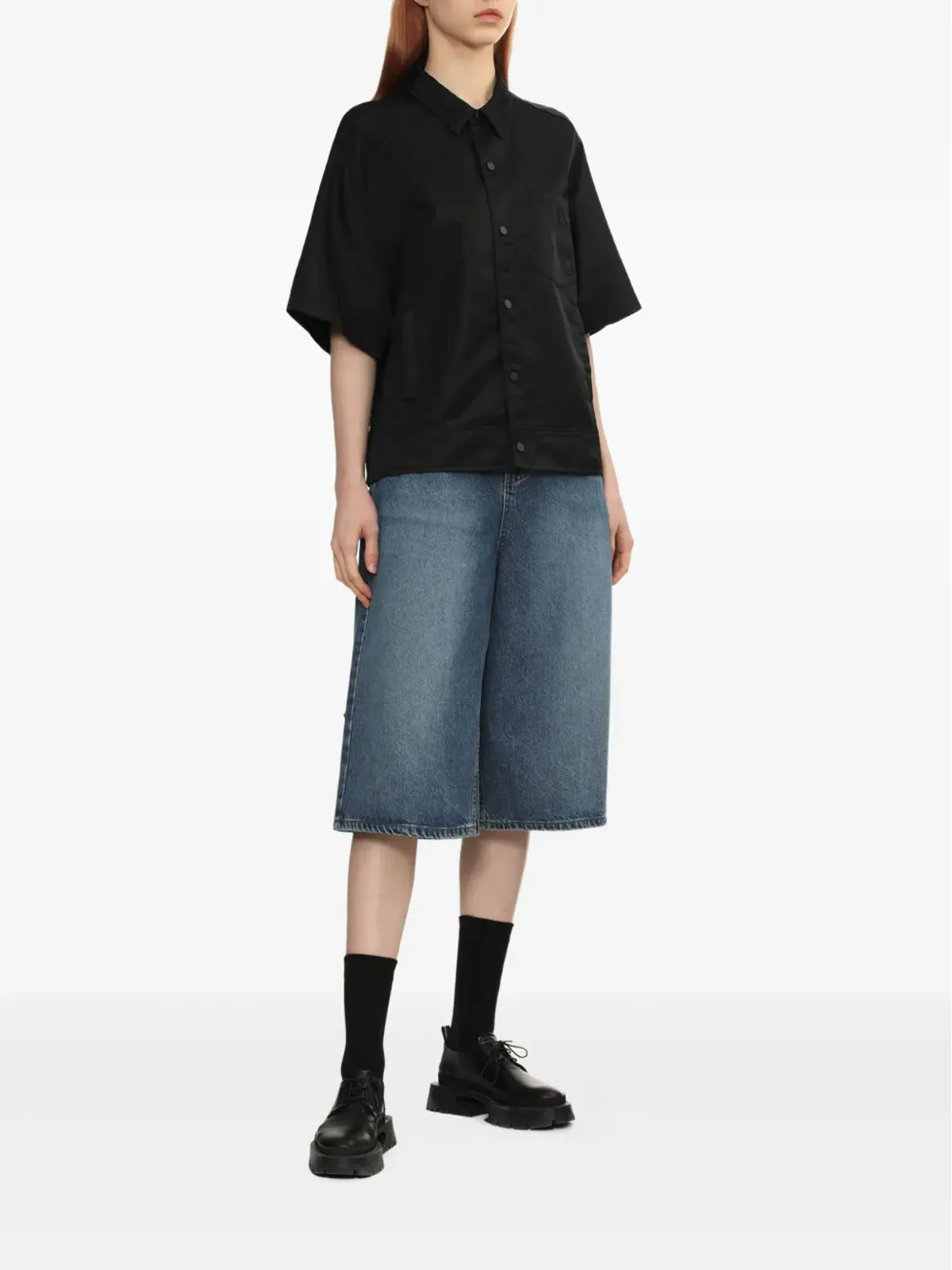 Ader Error BK Tag 半袖シャツ - 画像2