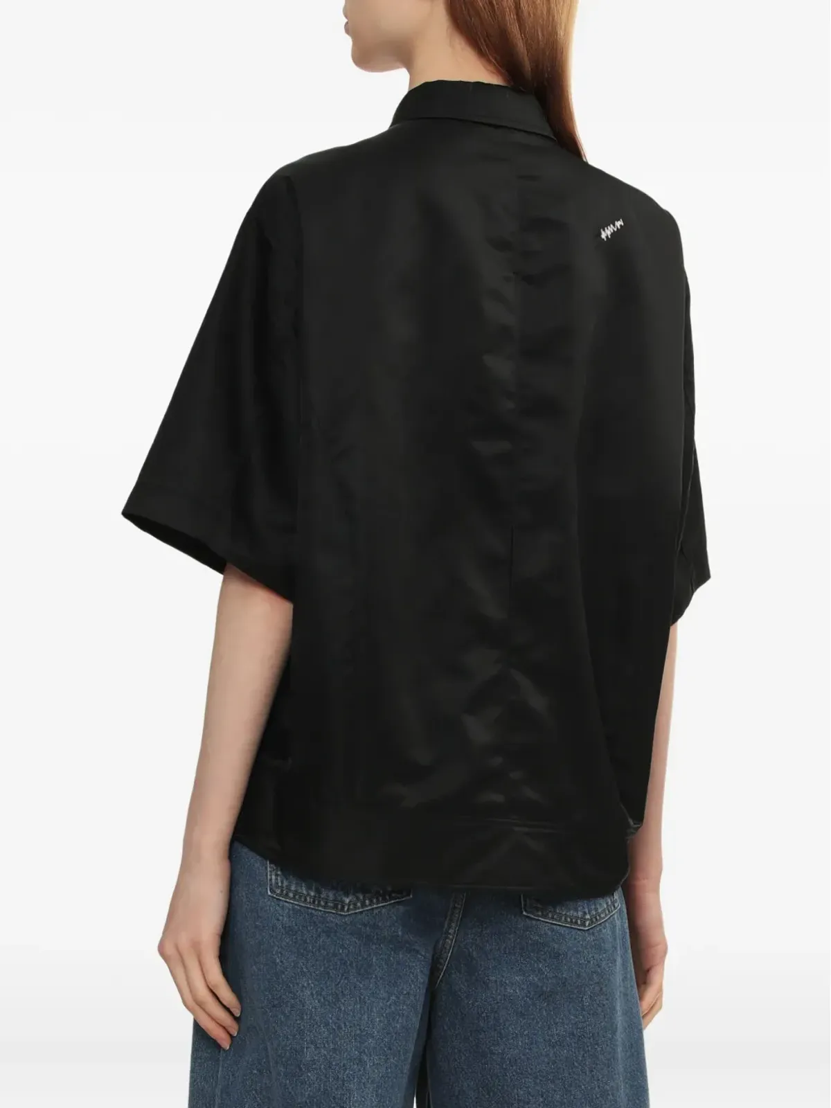 Ader Error BK Tag 半袖シャツ - 画像4