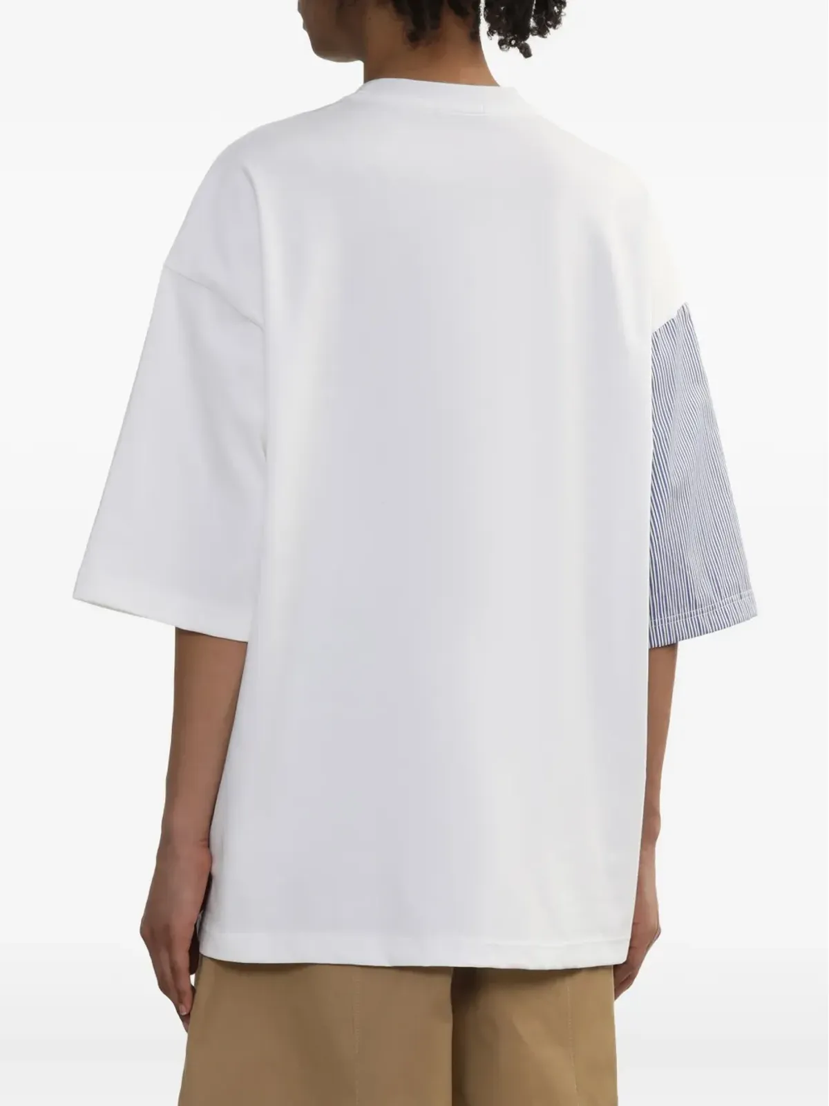 Comme des Garçons Homme パネルドペイズリープリント Tシャツ（ホワイト） - 画像4