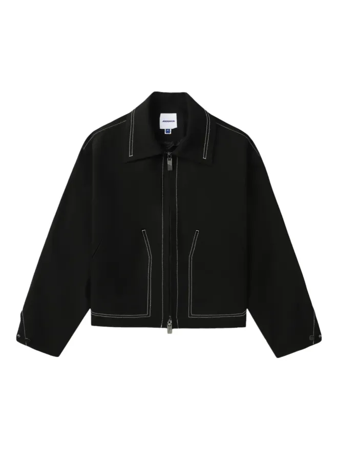 ADER error Ader Error コントラストステッチジップアップジャケットの商品画像