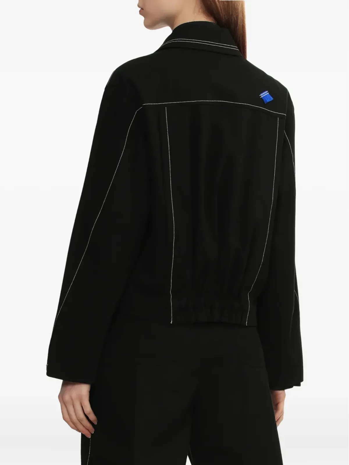 Ader Error コントラストステッチジップアップジャケット - 画像5