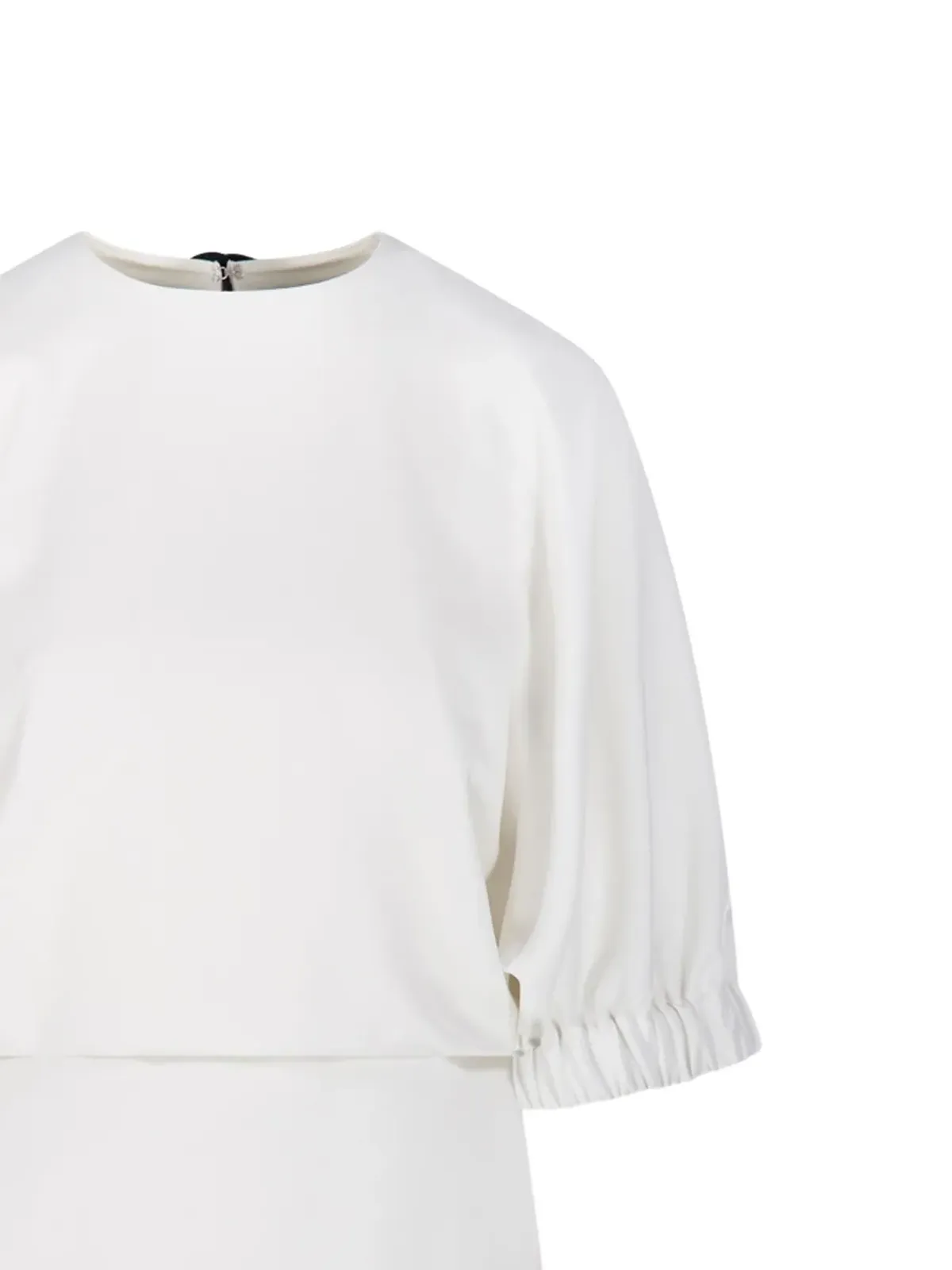 Max Mara Rum puffed-sleeve mini dress - White - 画像4