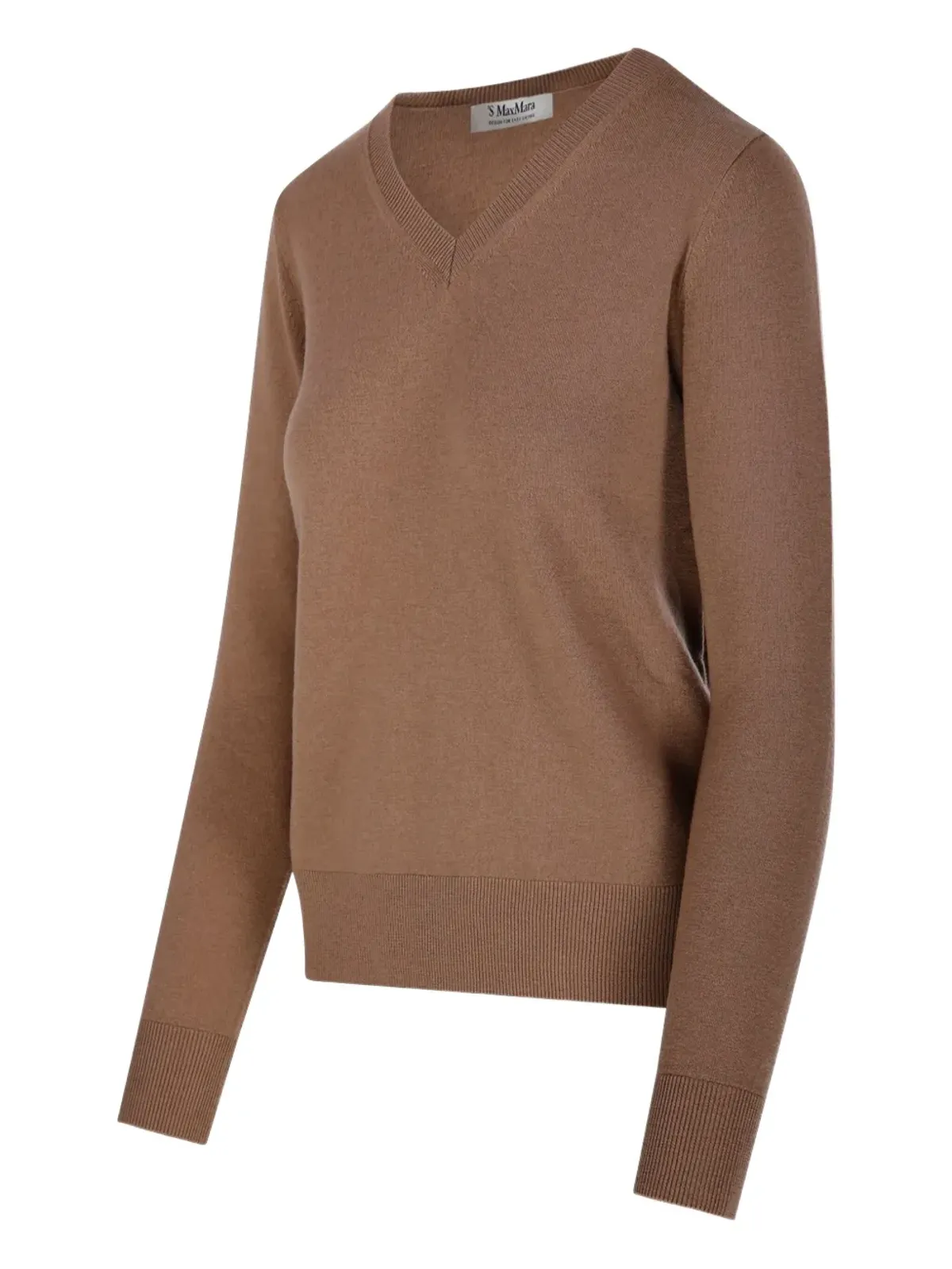 S Max Mara Vネックセーター - 画像3