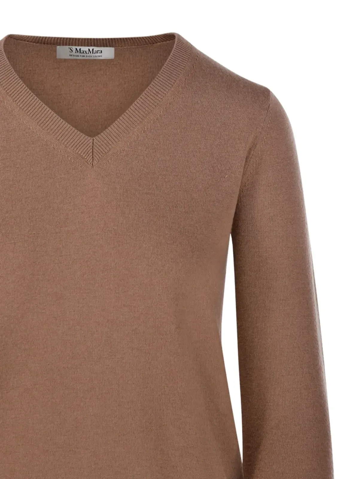 S Max Mara Vネックセーター - 画像4
