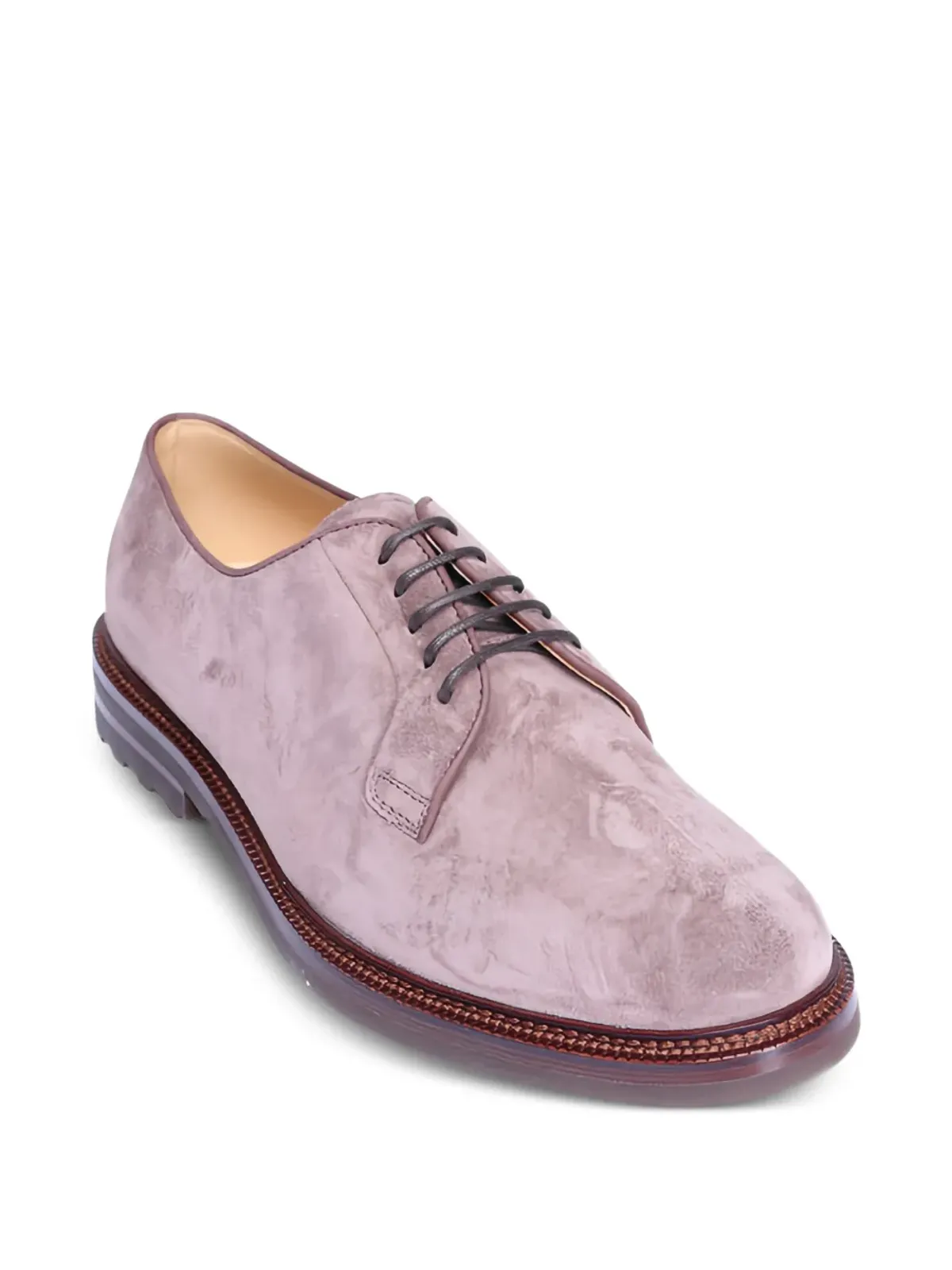 Brunello Cucinelli スエード レースアップ ダービーシューズ - 画像2