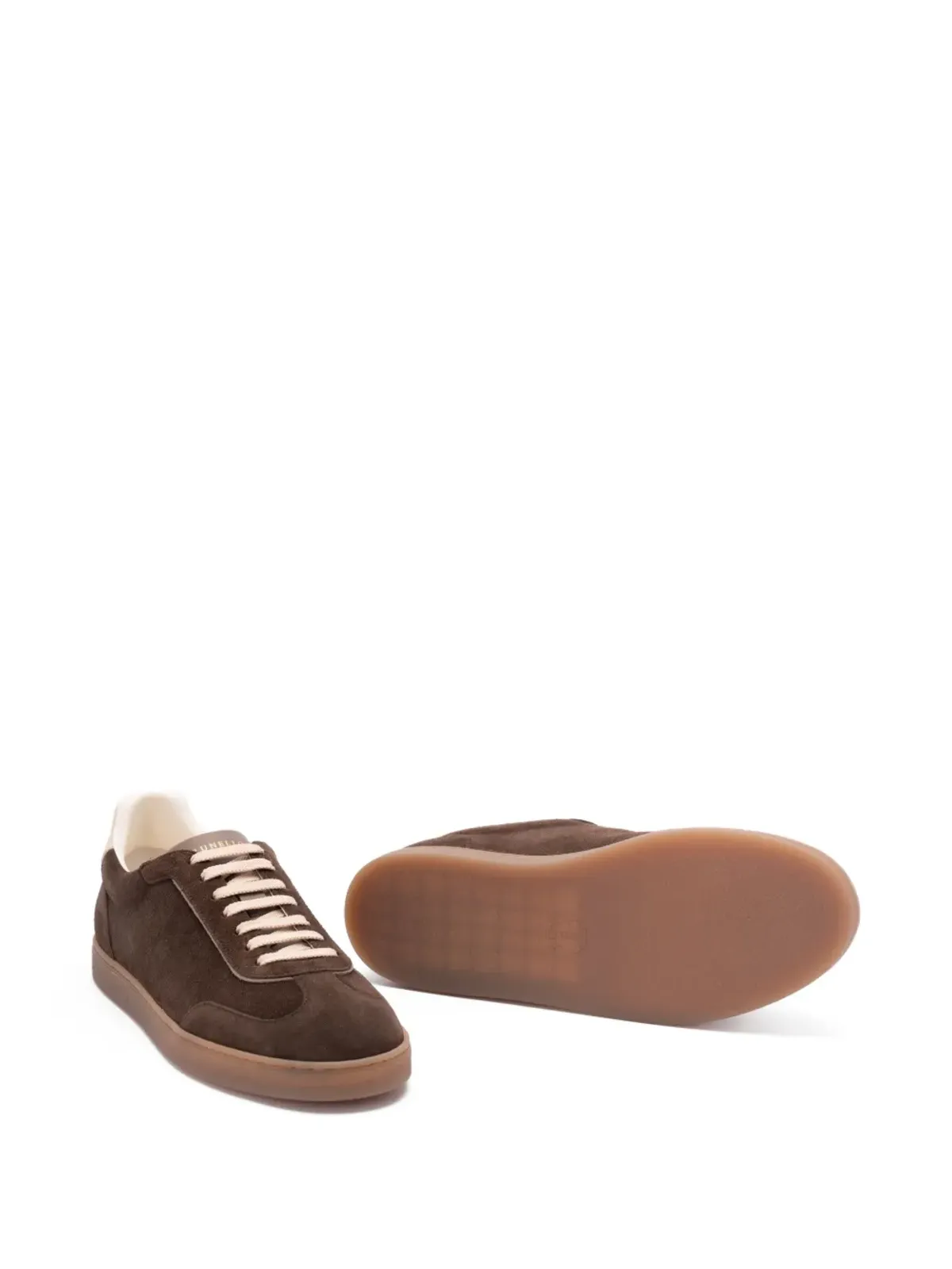 Brunello Cucinelli スエード ロートップスニーカー - 画像5