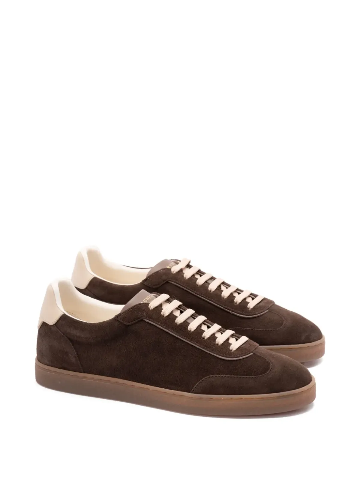 Brunello Cucinelli スエード ロートップスニーカー - 画像2