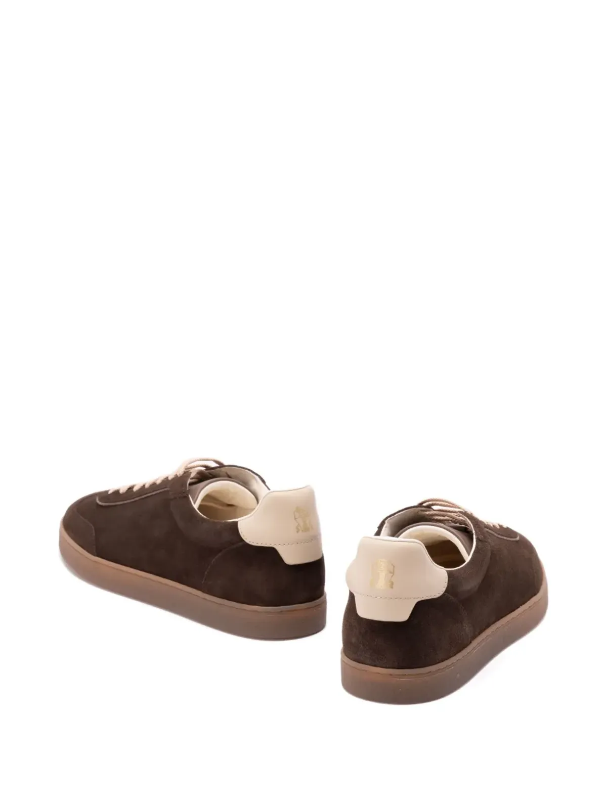 Brunello Cucinelli スエード ロートップスニーカー - 画像4