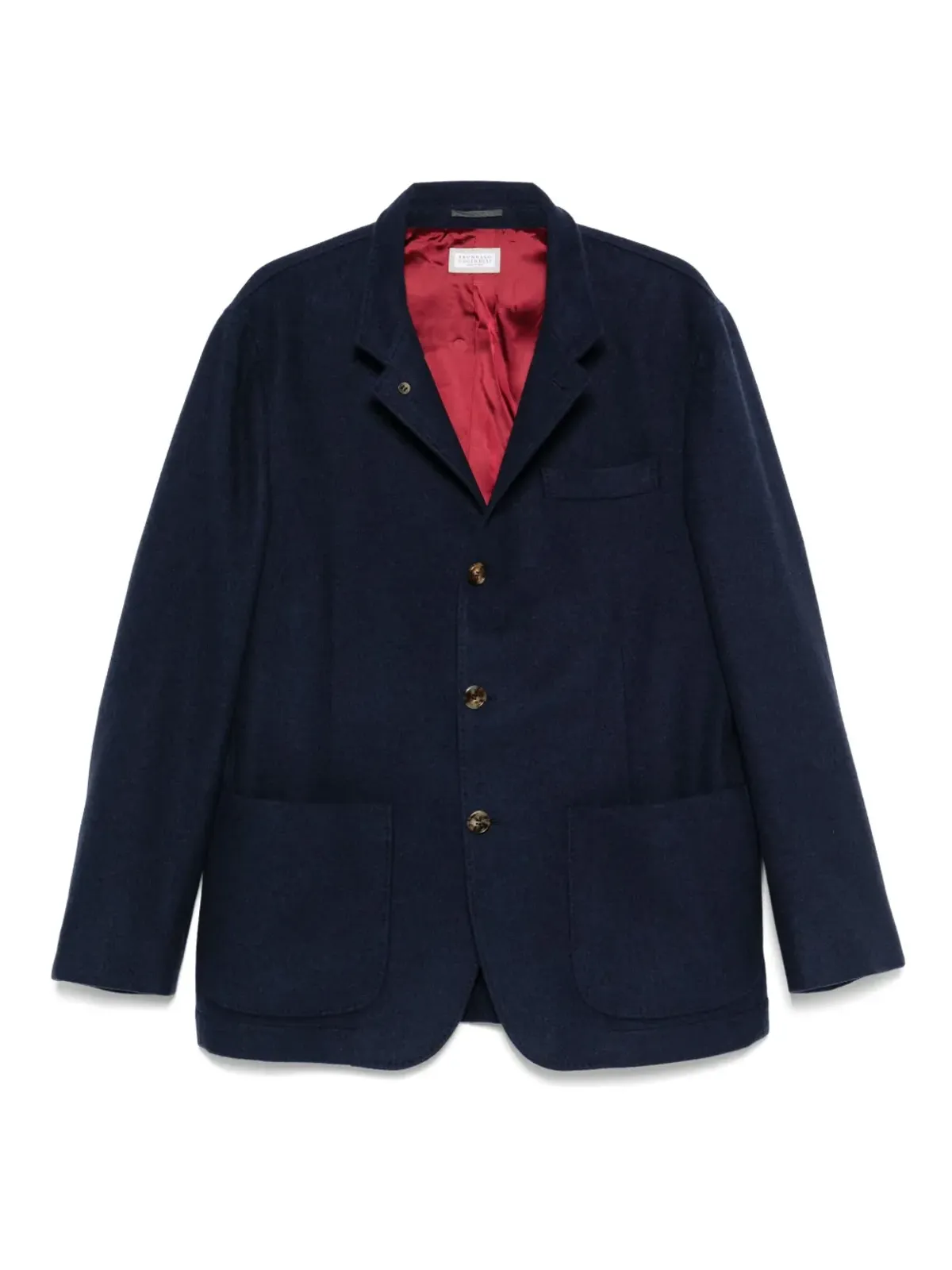 Brunello Cucinelli single-breasted blazer - Blue - 画像1