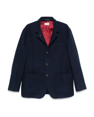 Brunello Cucinelli single-breasted blazer - Blue - サムネイル1