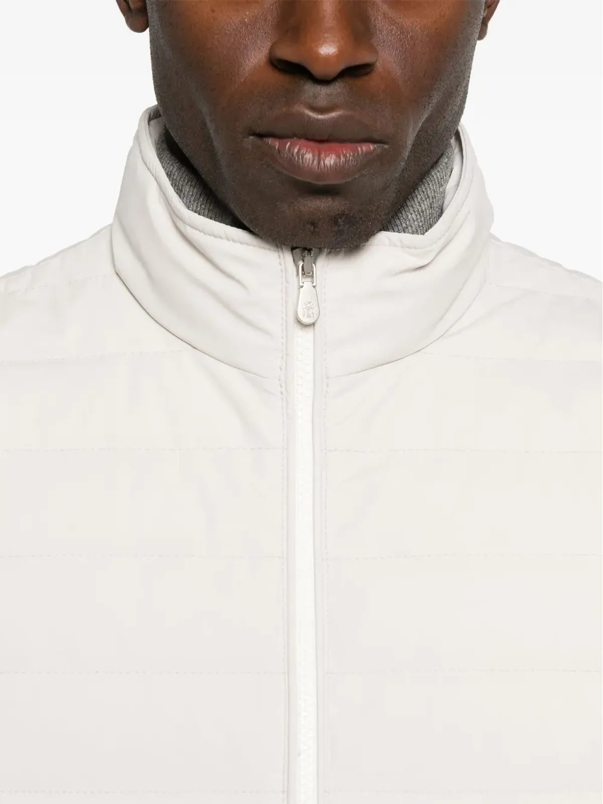 Brunello Cucinelli ハイネック ウエストコート - 画像5
