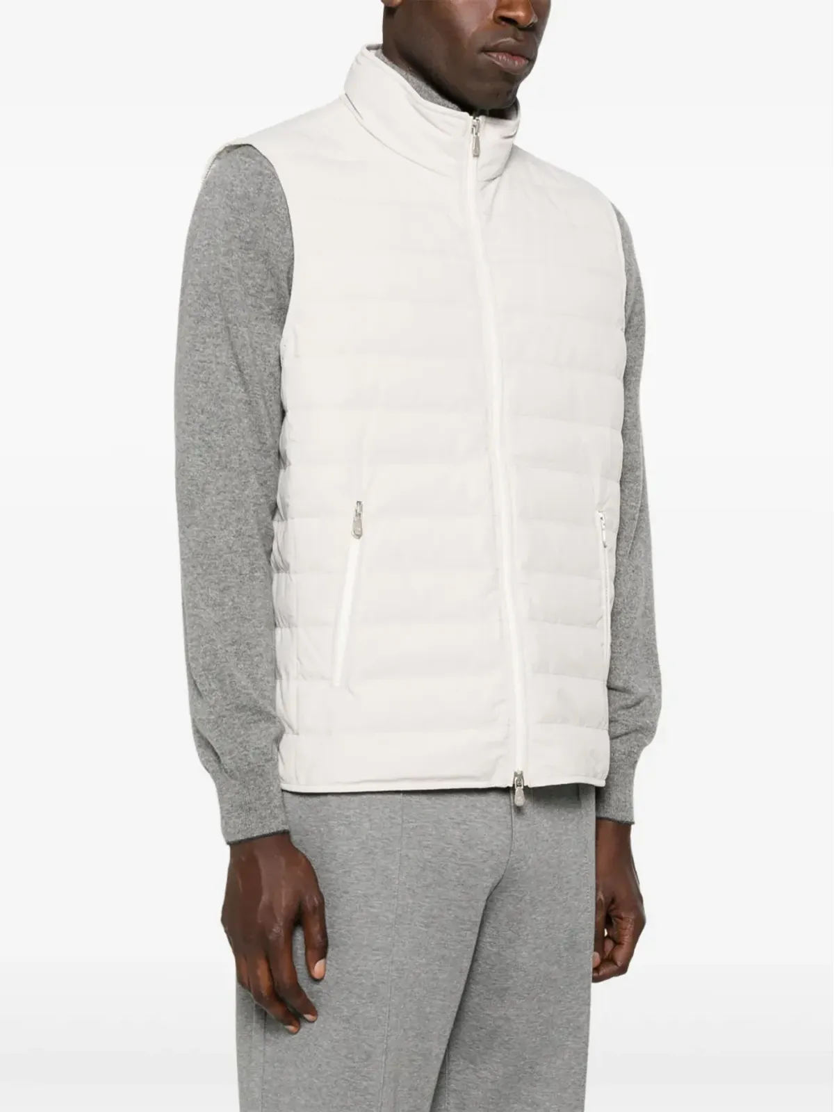 Brunello Cucinelli ハイネック ウエストコート - 画像3