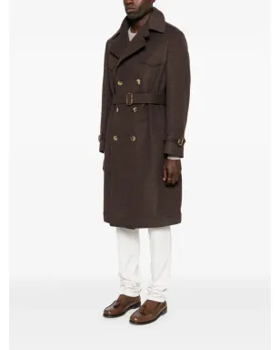 Brunello Cucinelli ベルト付きコート - サムネイル3