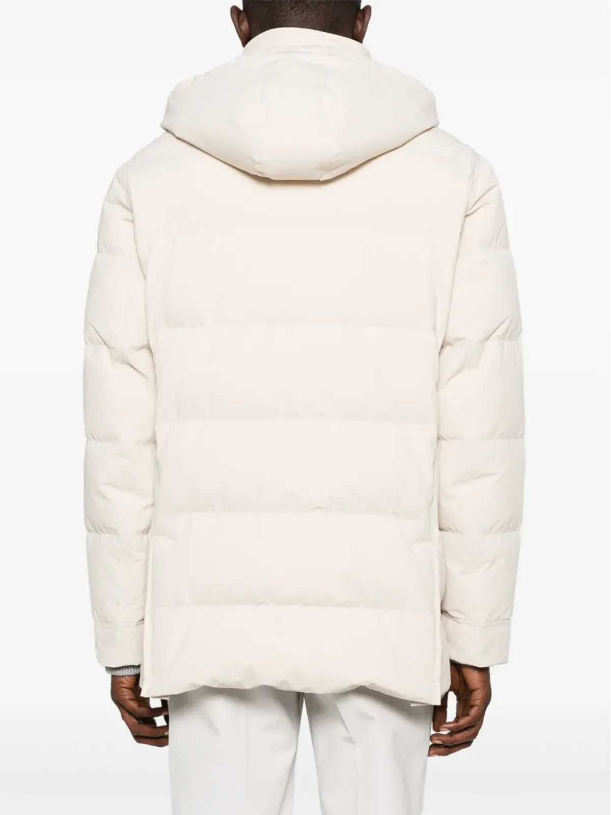 Brunello Cucinelli フード付きダウンジャケット - 画像4