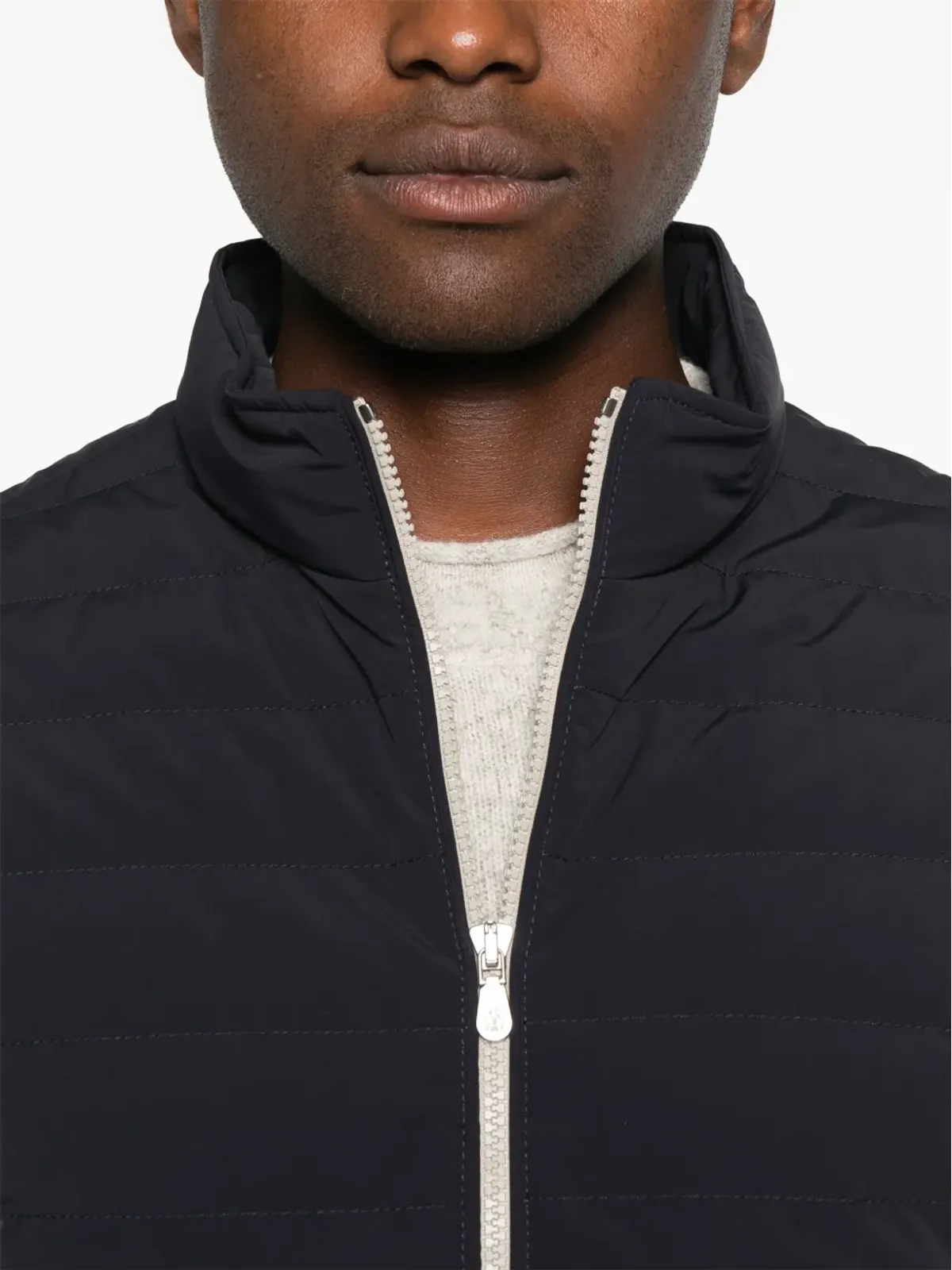Brunello Cucinelli キルテッドジレ - 画像5