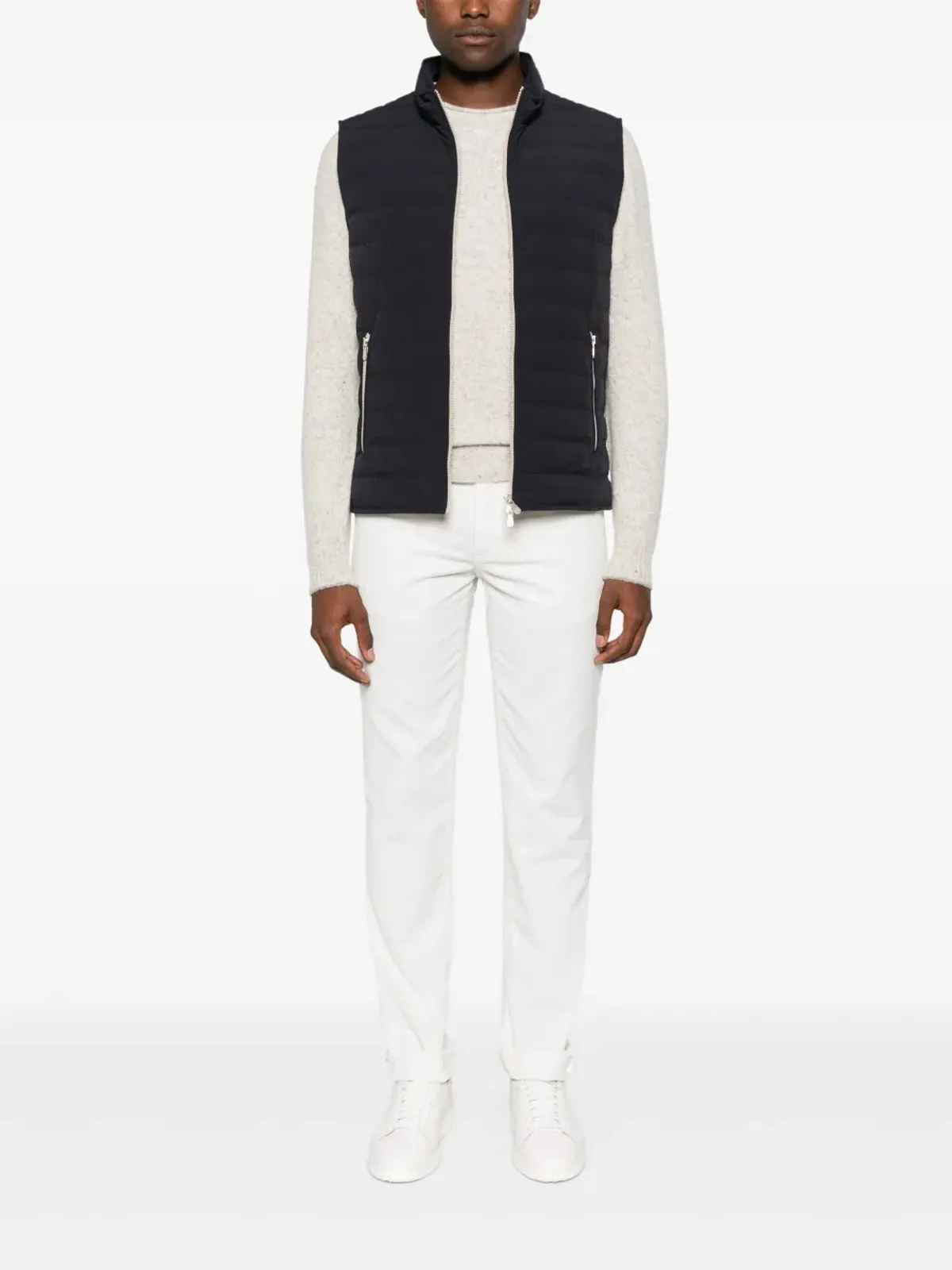Brunello Cucinelli キルテッドジレ - 画像2