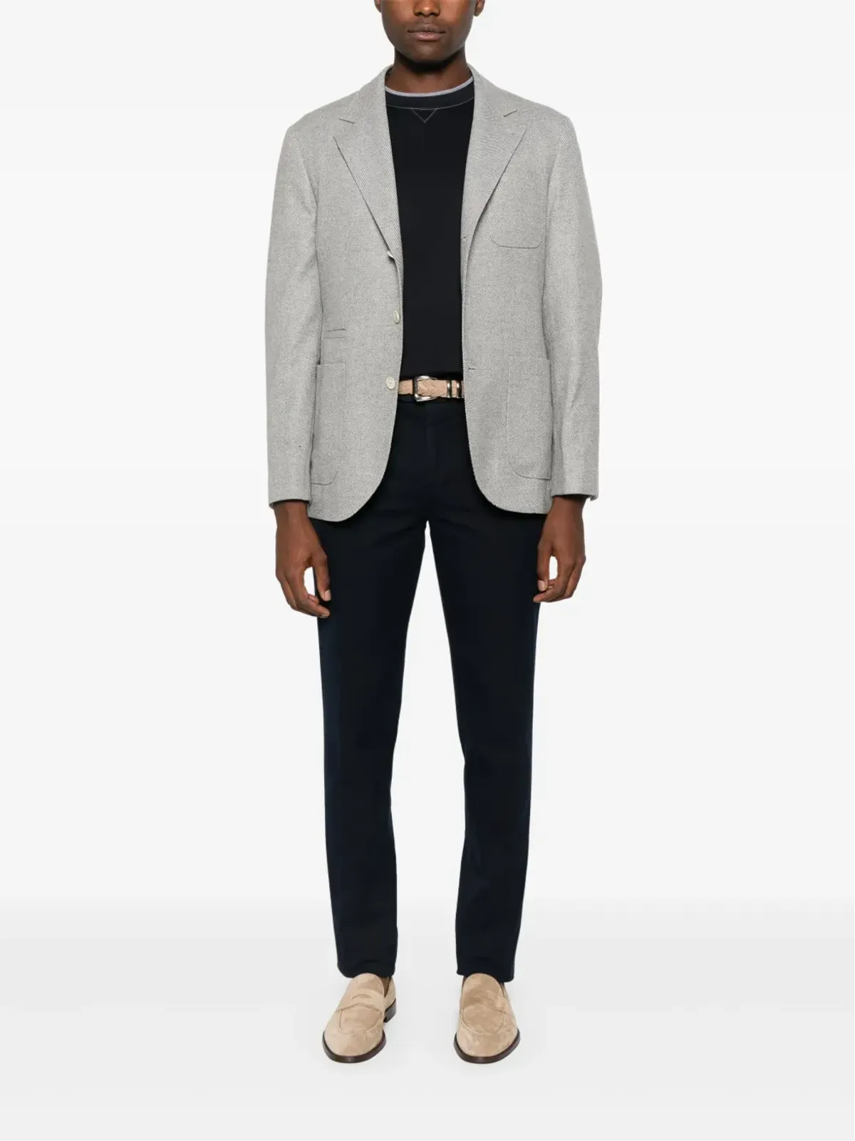 Brunello Cucinelli コットン チノパンツ - ブルー - 画像2