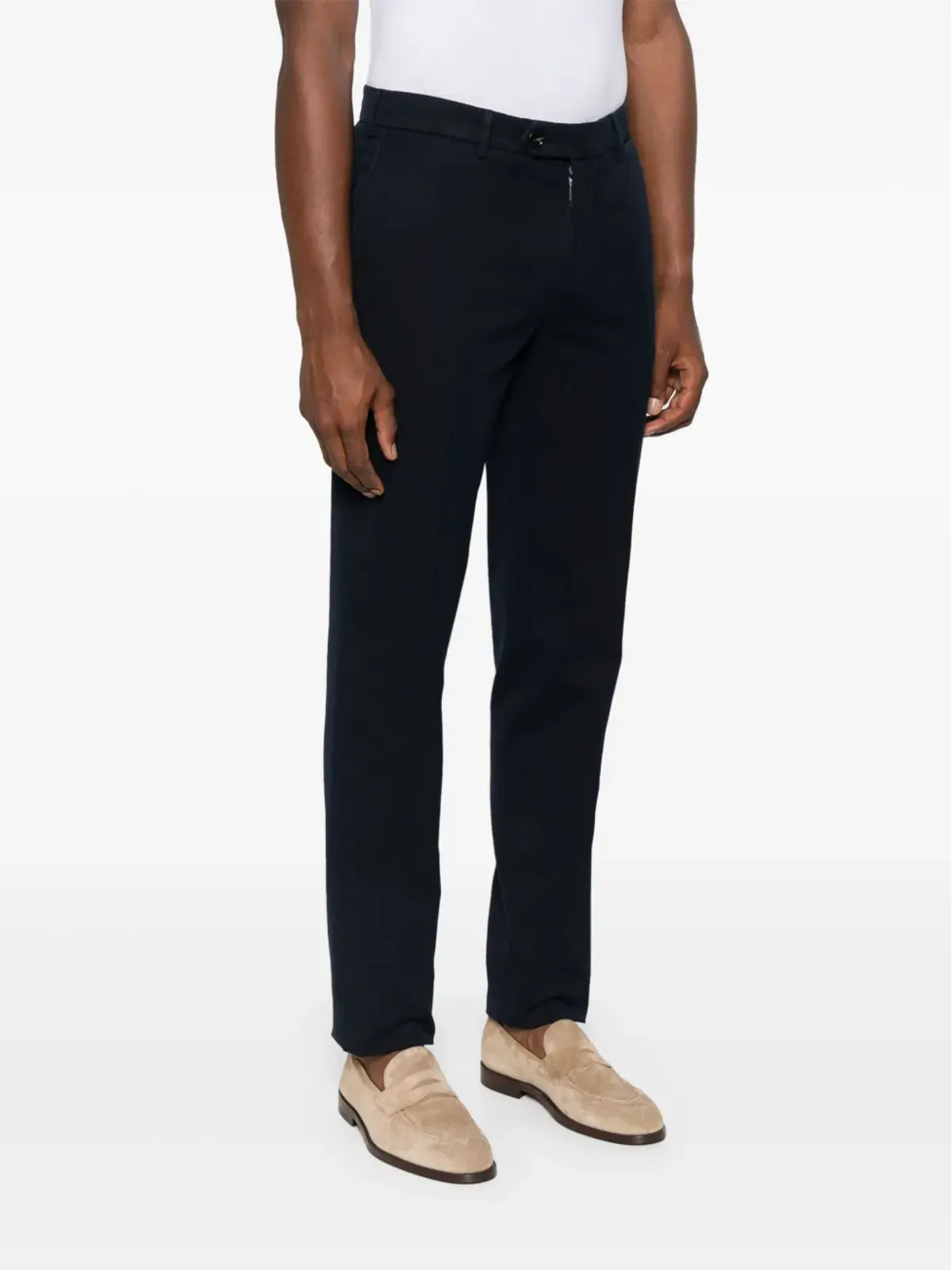 Brunello Cucinelli コットン チノパンツ - ブルー - 画像3