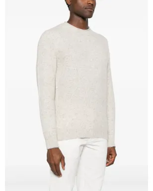 Brunello Cucinelli メランジュ風ニットセーター グレー - サムネイル3