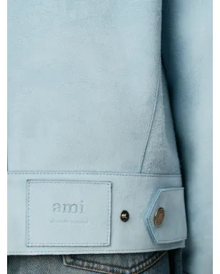 AMI Paris レザートラッカージャケット - サムネイル5