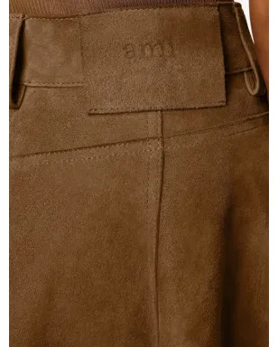 AMI Paris レザー ミディスカート - サムネイル5