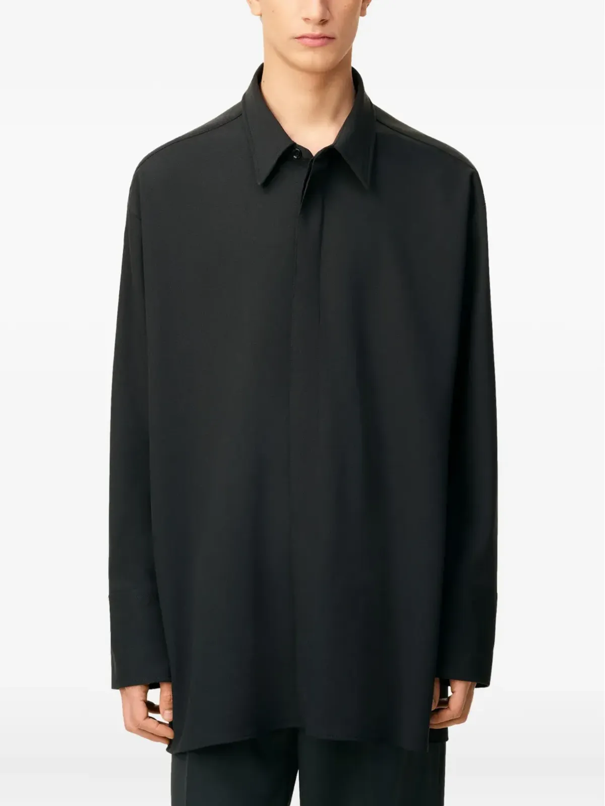 AMI Paris ウール オーバーサイズ シャツ - 画像5