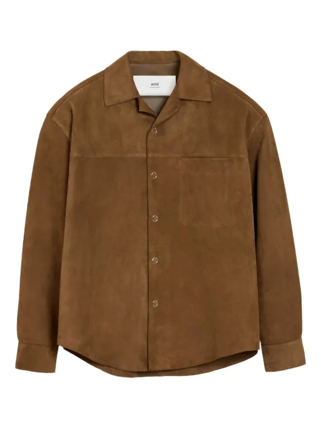 AMI Paris AMI Paris レザーシャツジャケットの商品画像