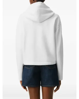AMI Paris Ami De Coeur ハートロゴ コットン フーディ - サムネイル4
