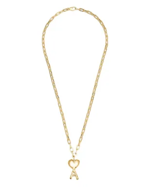 AMI Paris Ami De Coeur ハンマー加工ネックレス - サムネイル1