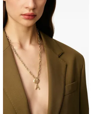 AMI Paris Ami De Coeur ハンマー加工ネックレス - サムネイル2