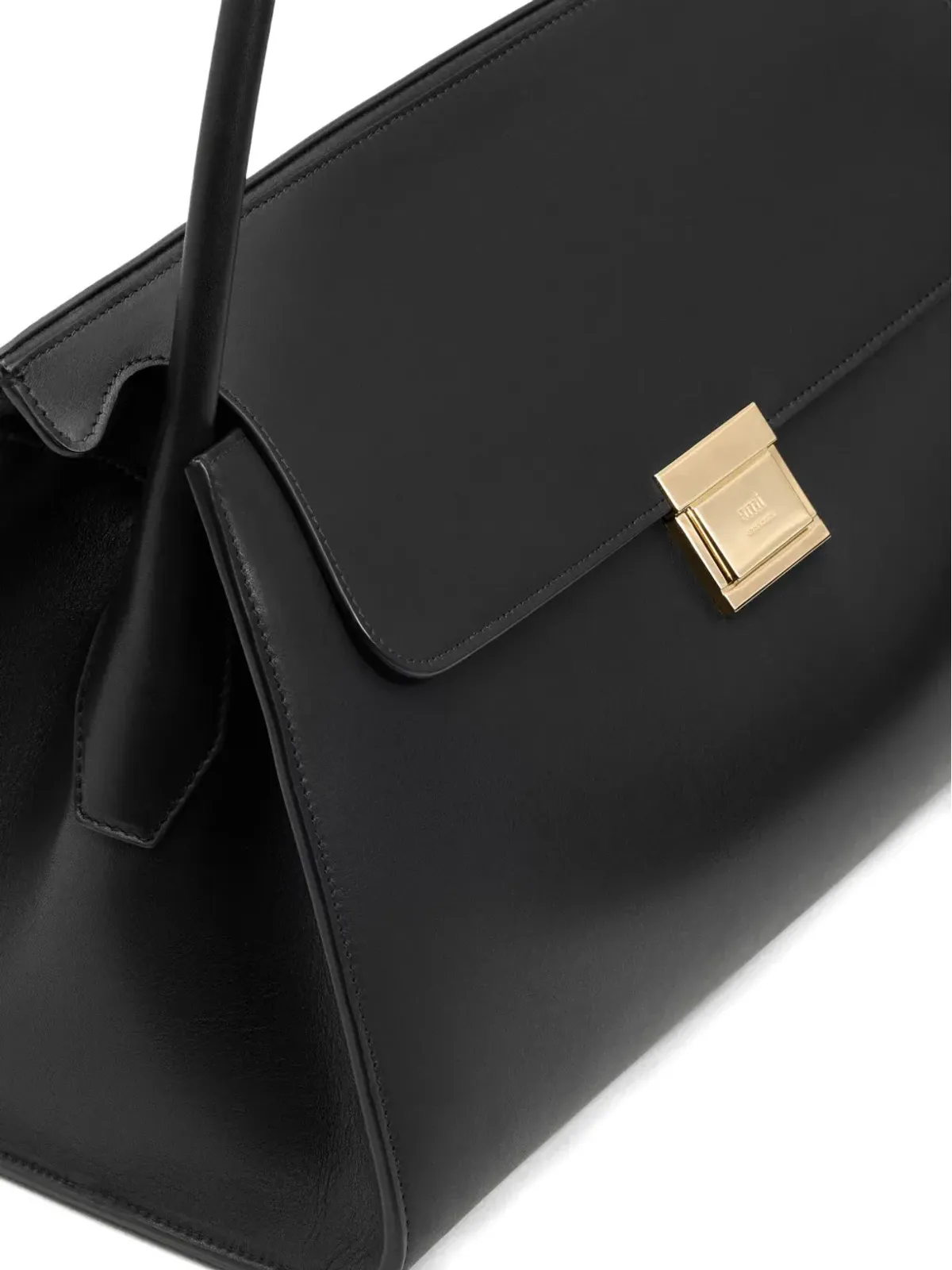 AMI Paris ミミ レザー ショルダーバッグ - 画像5