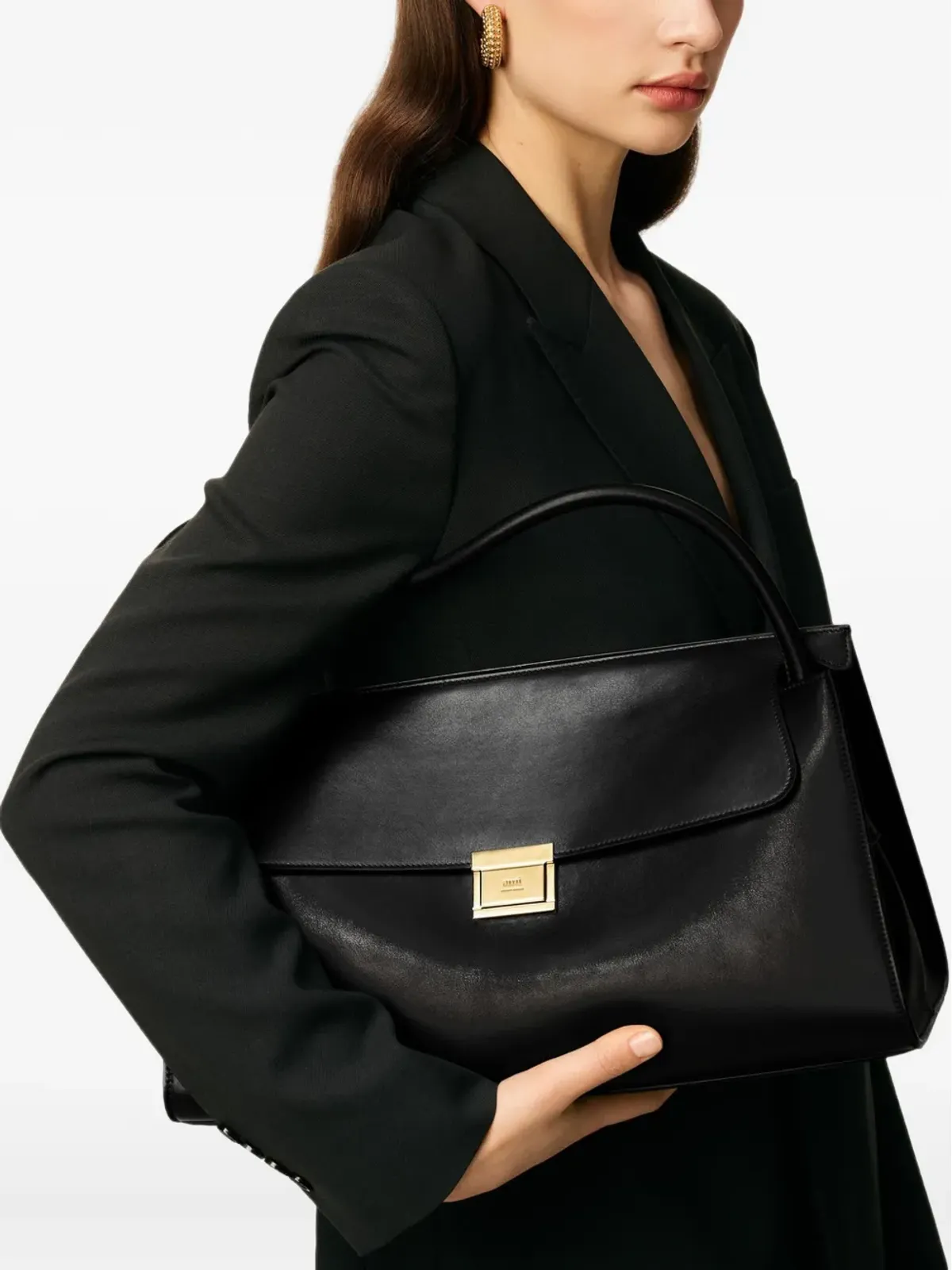 AMI Paris ミミ レザー ショルダーバッグ - 画像3
