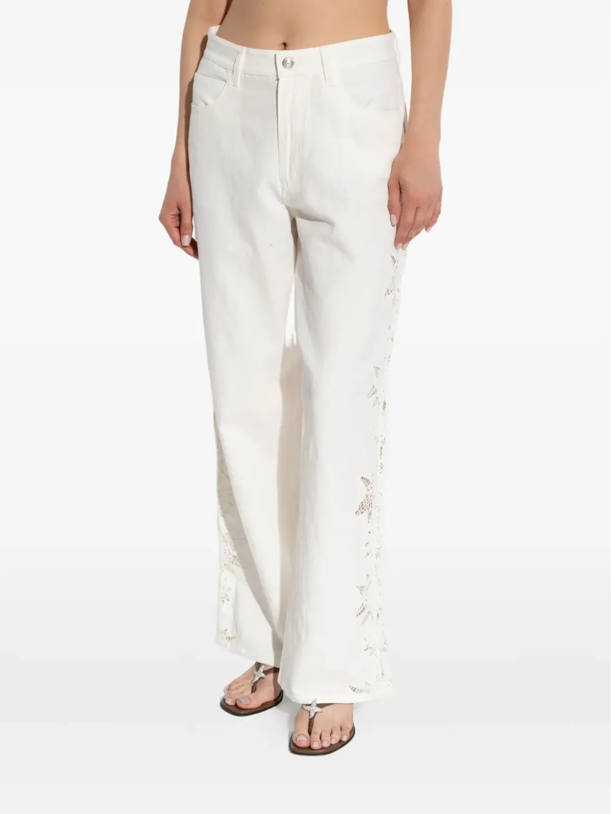 Zadig&Voltaire 刺繍パンツ（ホワイト） - 画像3