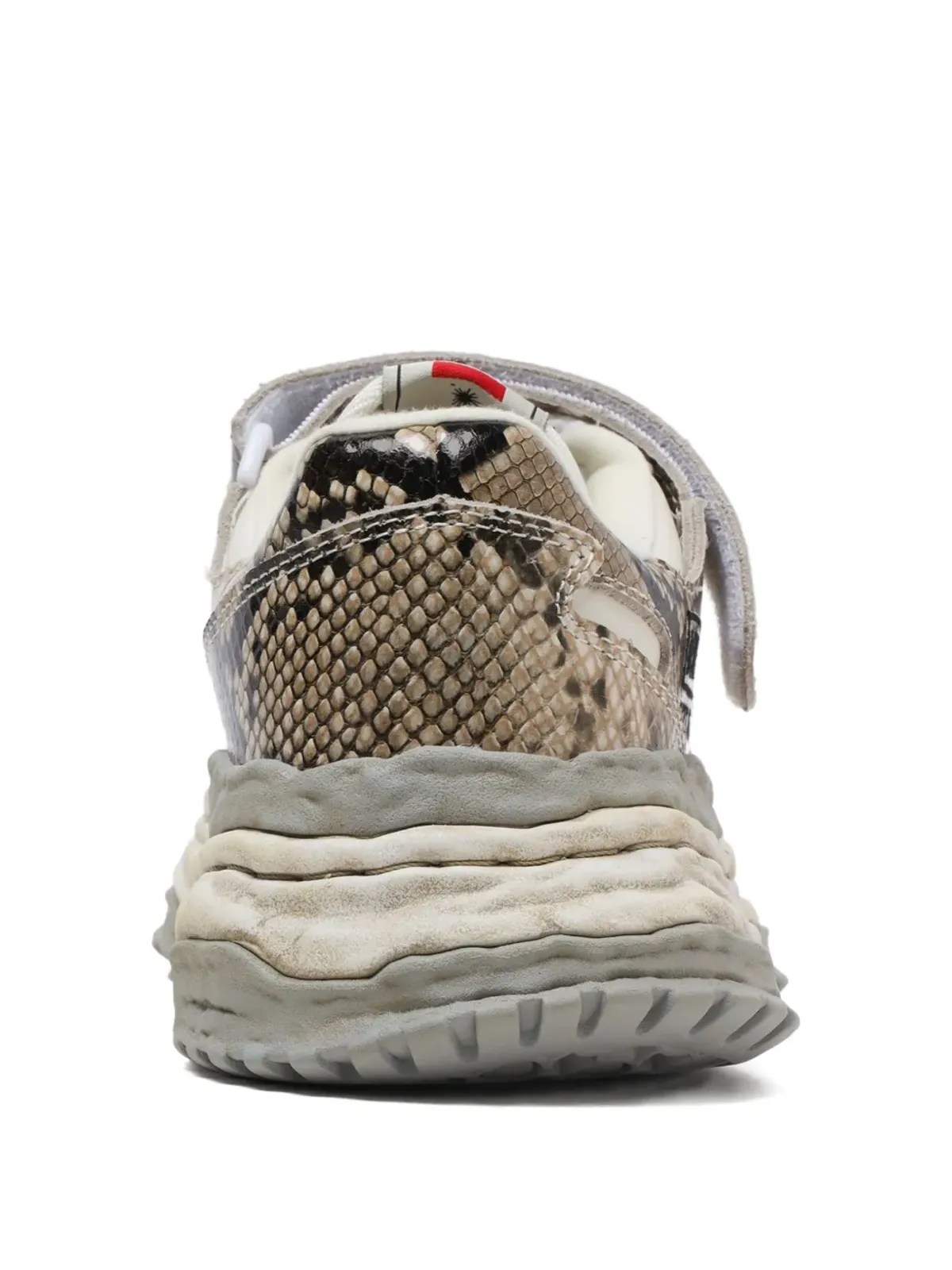 Maison MIHARA YASUHIRO Keith touch-strap sneakers（ブラウン） - 画像3