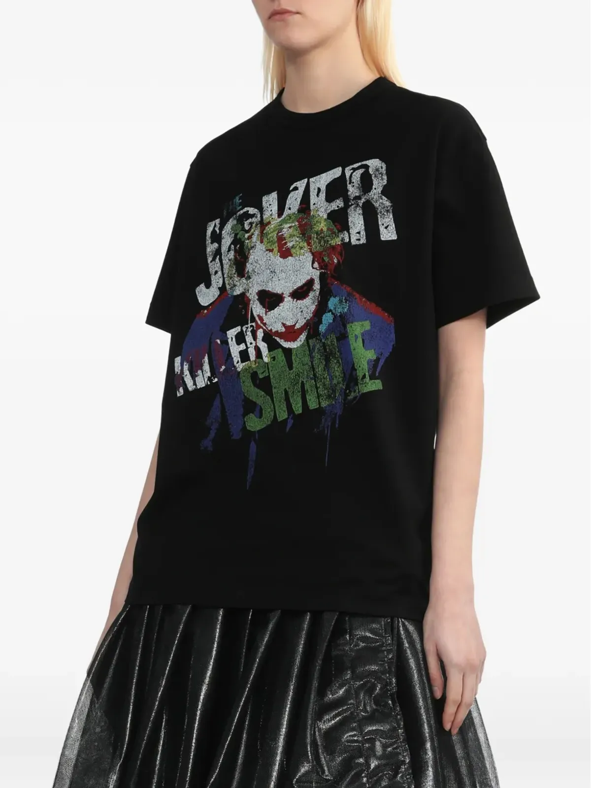 Junya Watanabe ザ・ダークナイト ジョーカー コットン Tシャツ - 画像3