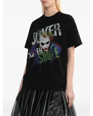 Junya Watanabe ザ・ダークナイト ジョーカー コットン Tシャツ - サムネイル3