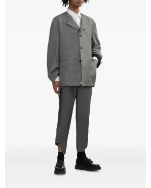Black Comme Des Garçons パネルド アシンメトリカル パンツ - サムネイル2