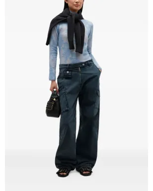 GANNI カーゴポケットパンツ - ブルー - サムネイル2