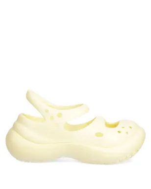 Crocs メアリージェーン風パンチングサンダル - イエロー - サムネイル1