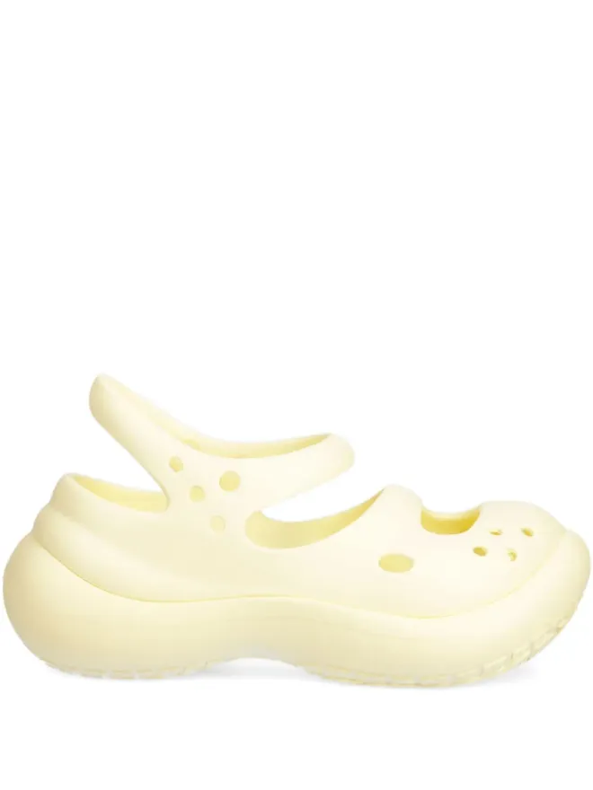 Crocs Crocs メアリージェーン風パンチングサンダル - イエローの商品画像