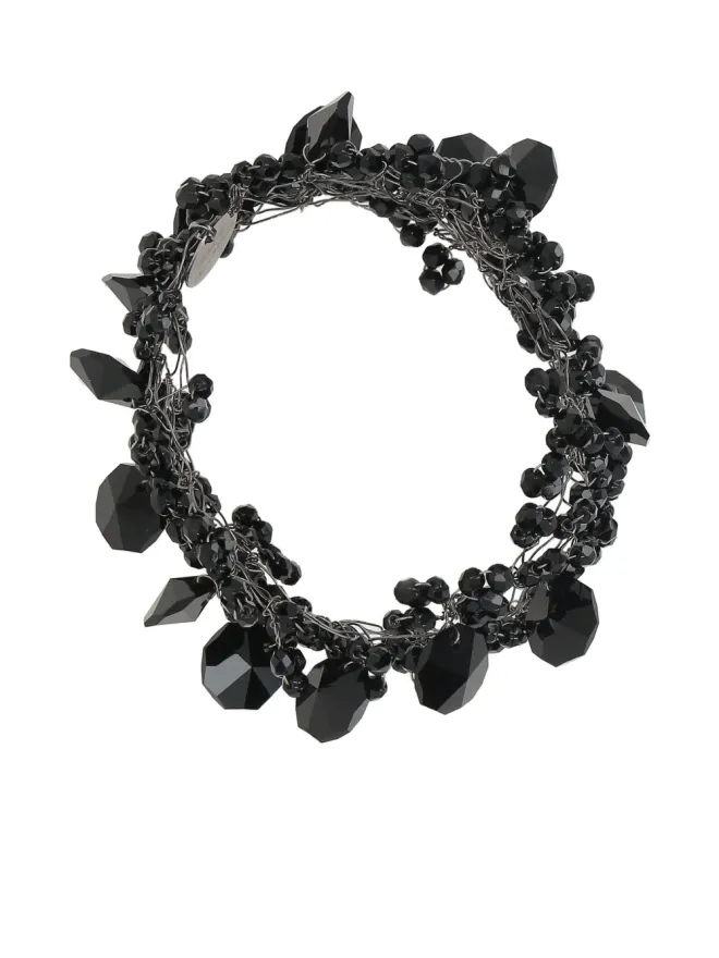 Maria Calderara Maria Calderara ビーズブレスレット - ブラックの商品画像
