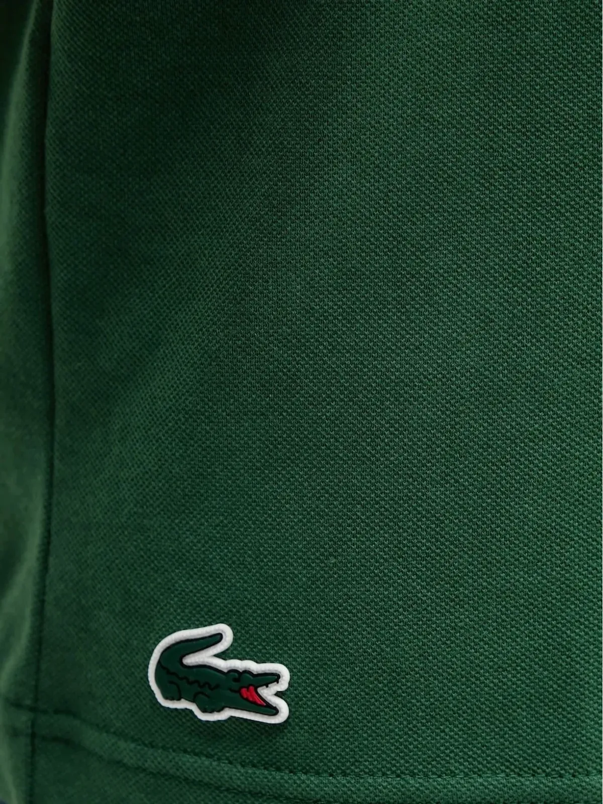 Lacoste クロコダイルパッチ付きショートスリーブポロシャツ - 画像4