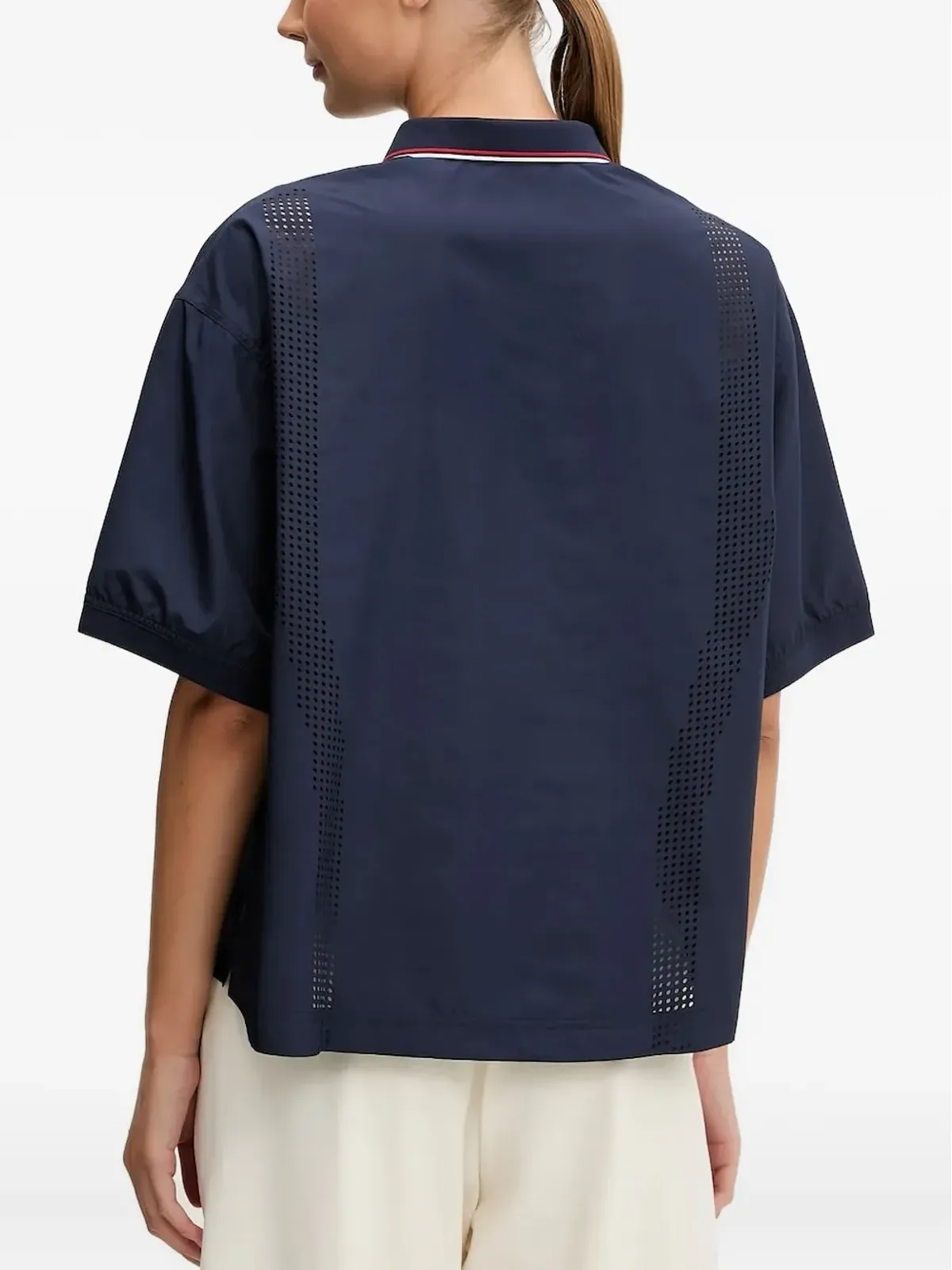 Lacoste パンチングパネル ポロシャツ - 画像2