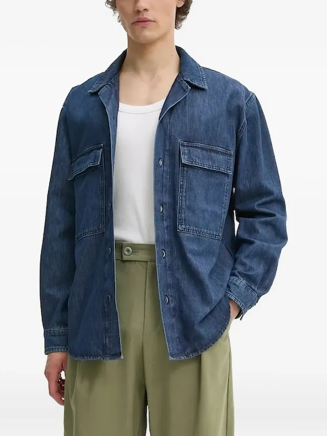 IRO IRO ダブルポケット デニムシャツの商品画像