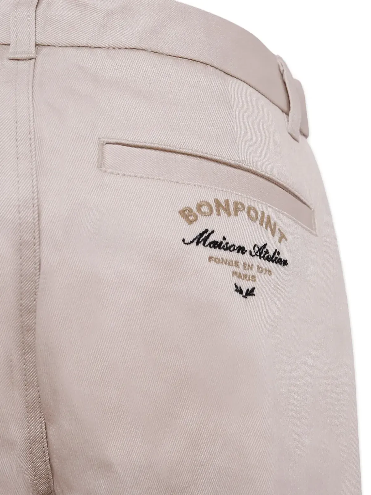 Bonpoint ロゴ刺繍パンツ - 画像3